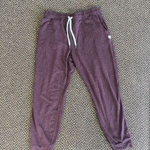 Vuori Maroon Performance Jogger